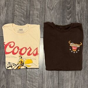 Coors Graphic T-Shirts Set Men’s Size Large